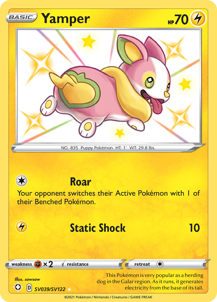 Yamper — illustrated card