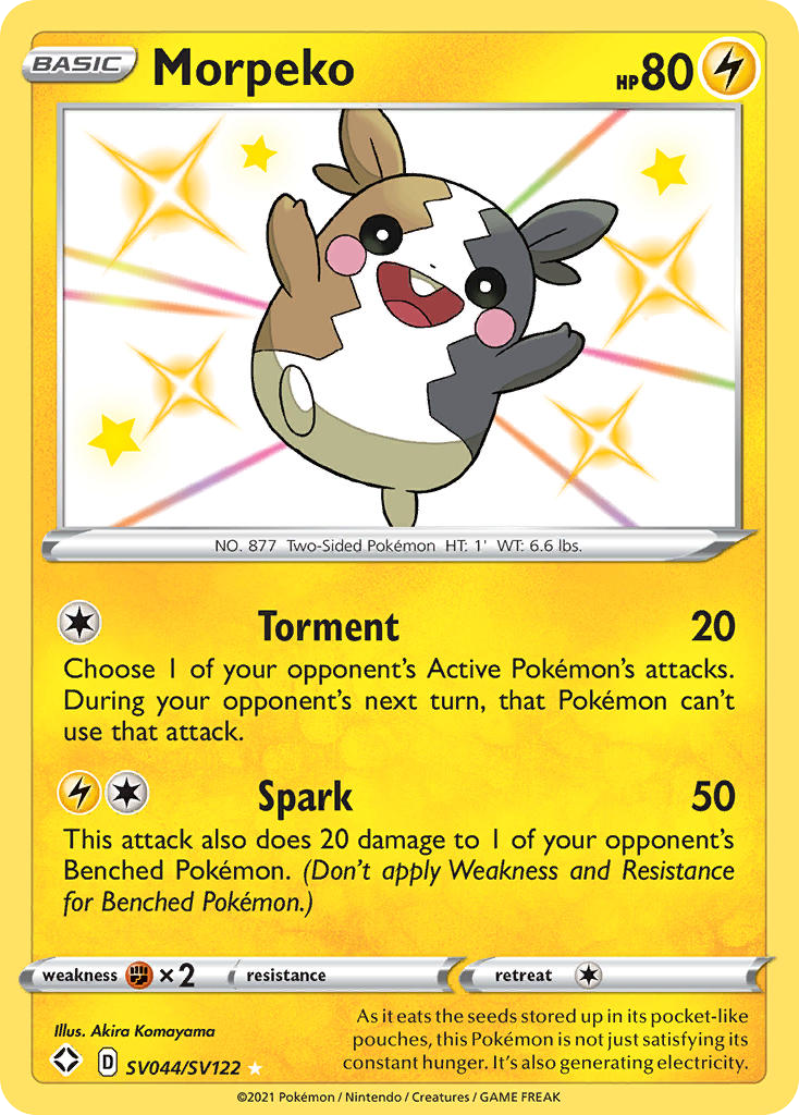 Morpeko — illustrated card