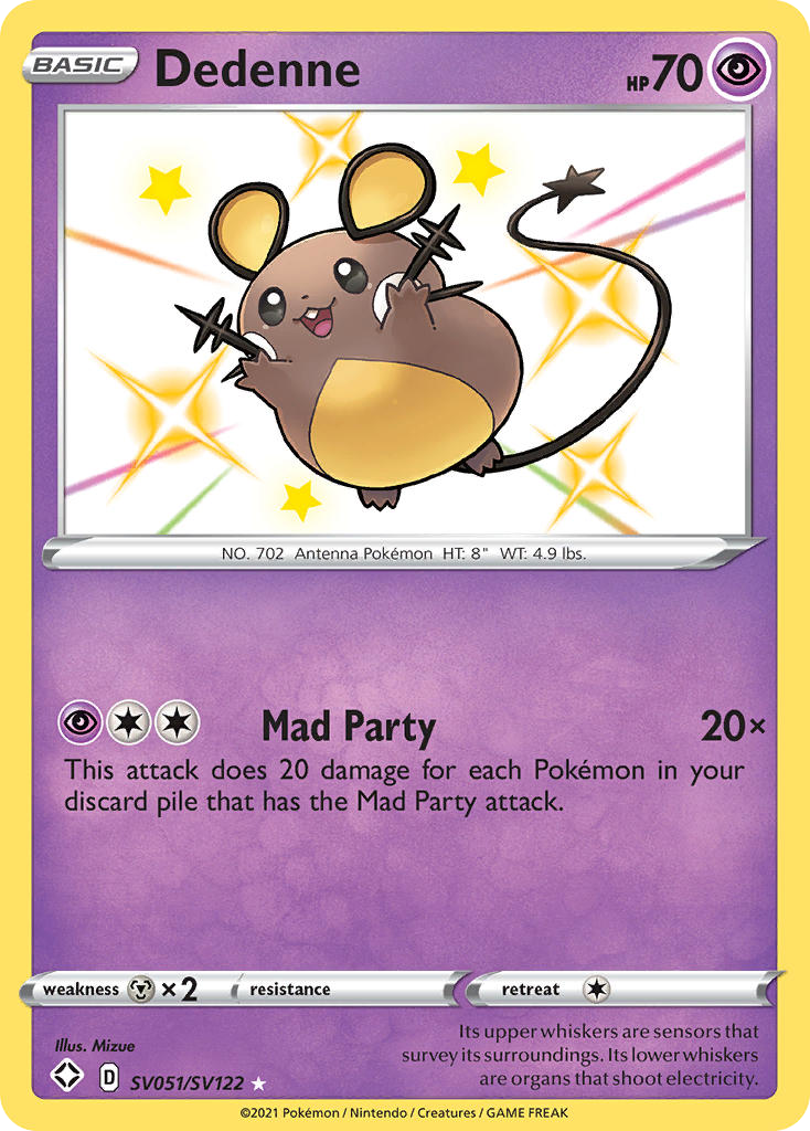 Dedenne — illustrated card