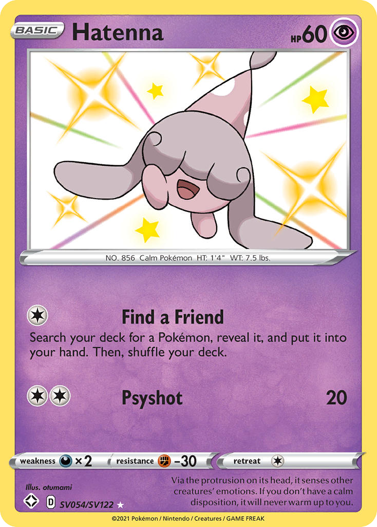 Hatenna — illustrated card