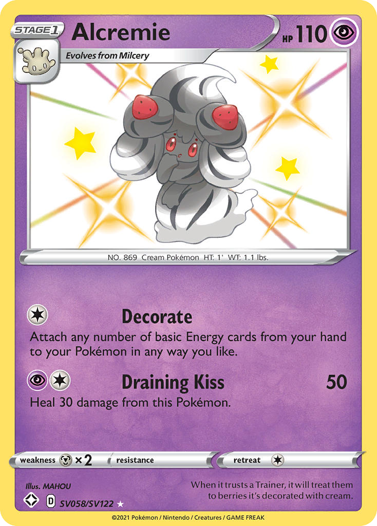 Alcremie — illustrated card