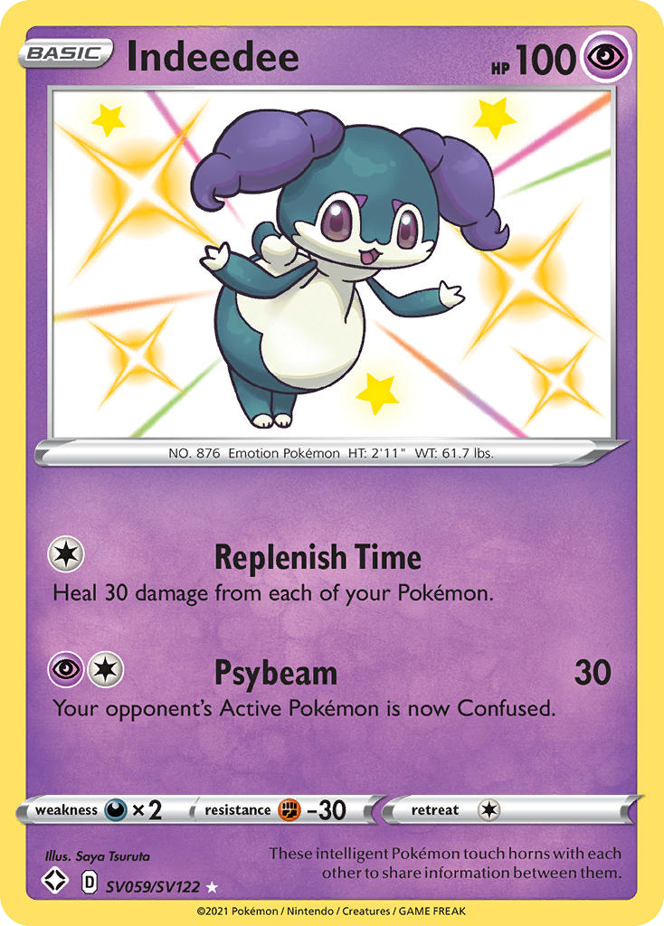 Indeedee — illustrated card