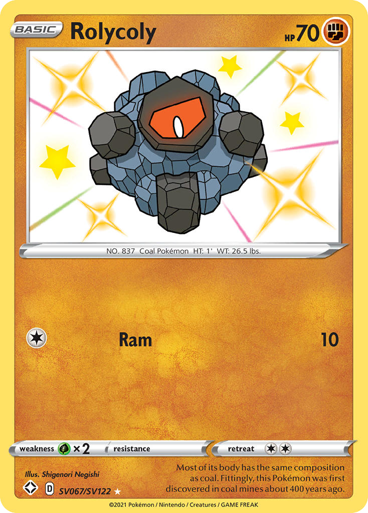 Rolycoly — illustrated card