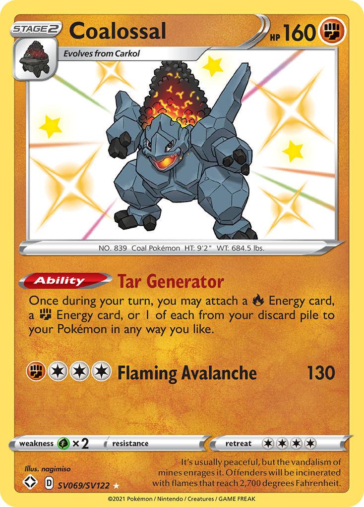 Coalossal — illustrated card