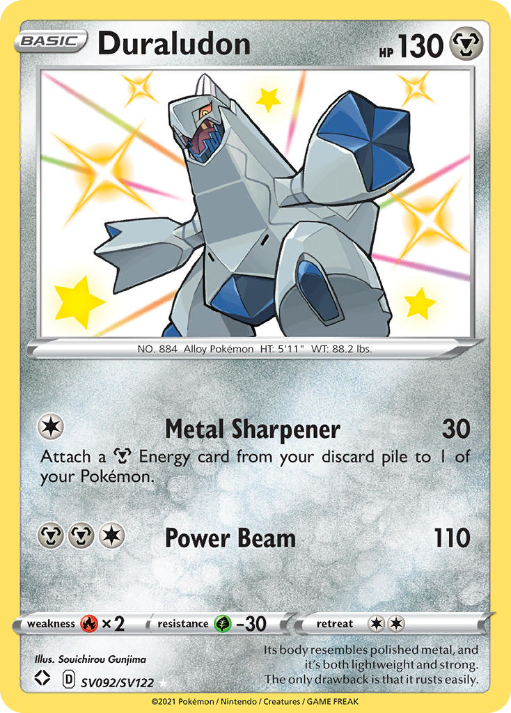 Duraludon — illustrated card