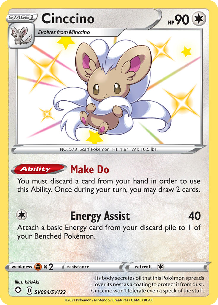 Cinccino — illustrated card