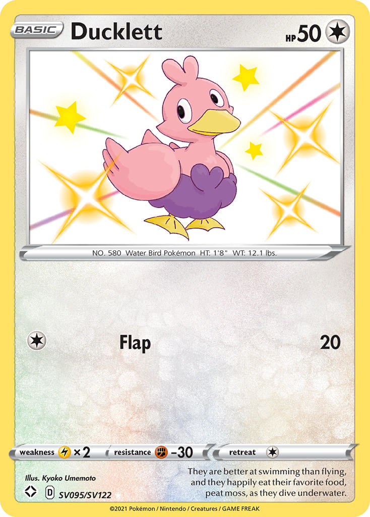 Ducklett — illustrated card