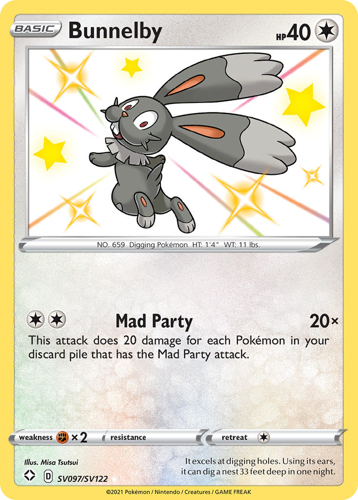 Bunnelby — illustrated card
