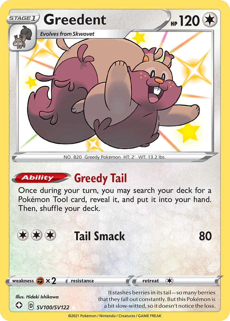 Greedent — illustrated card