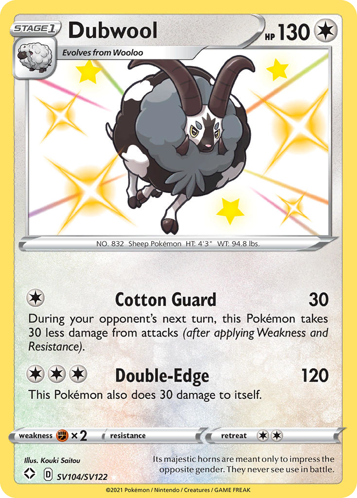 Dubwool — illustrated card