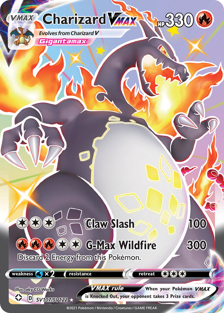 Charizard VMAX — illustrated card