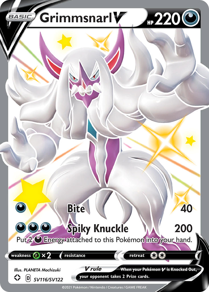 Grimmsnarl V — illustrated card