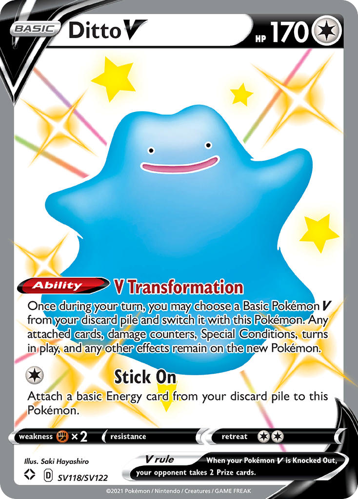Ditto V — illustrated card