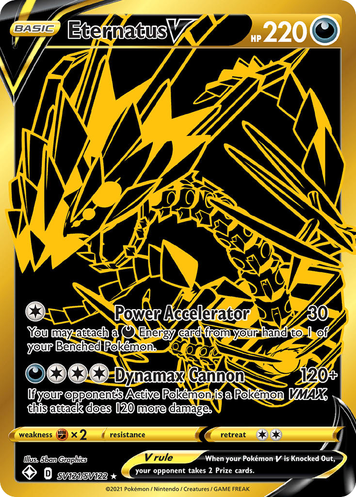 Eternatus V — illustrated card