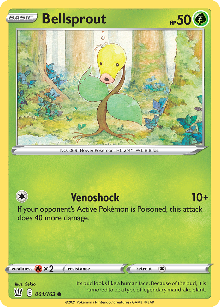 Bellsprout — illustrated card