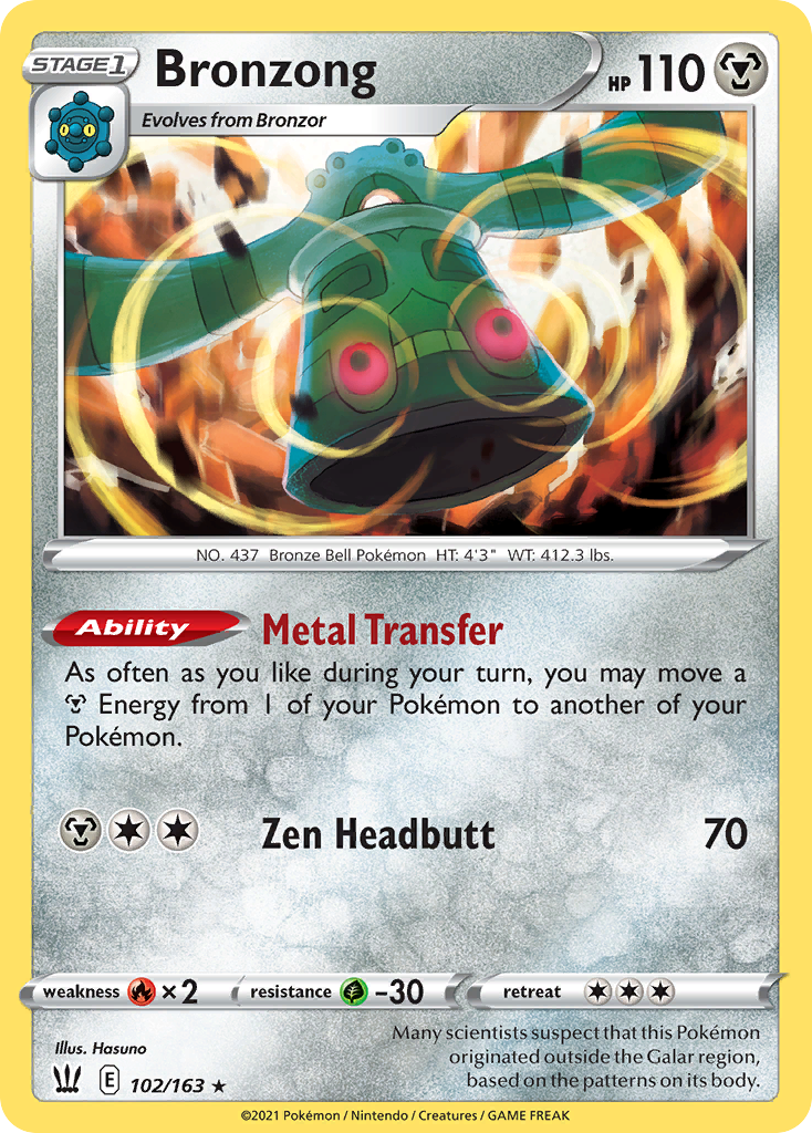 Bronzong — illustrated card