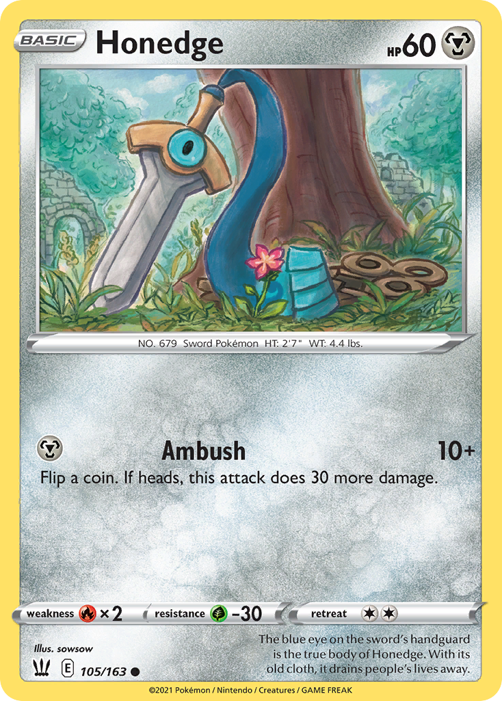 Honedge — illustrated card