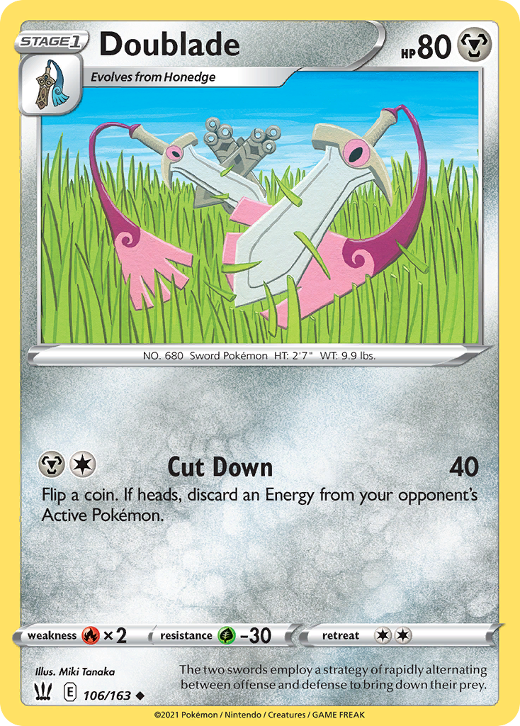 Doublade — illustrated card