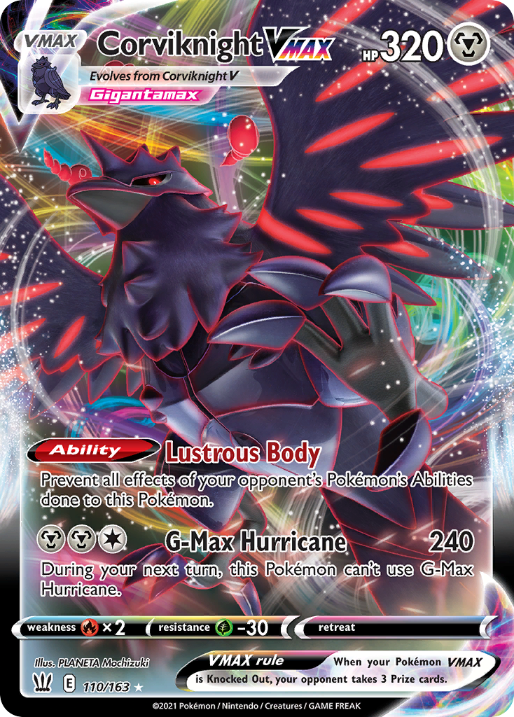 Corviknight VMAX — illustrated card