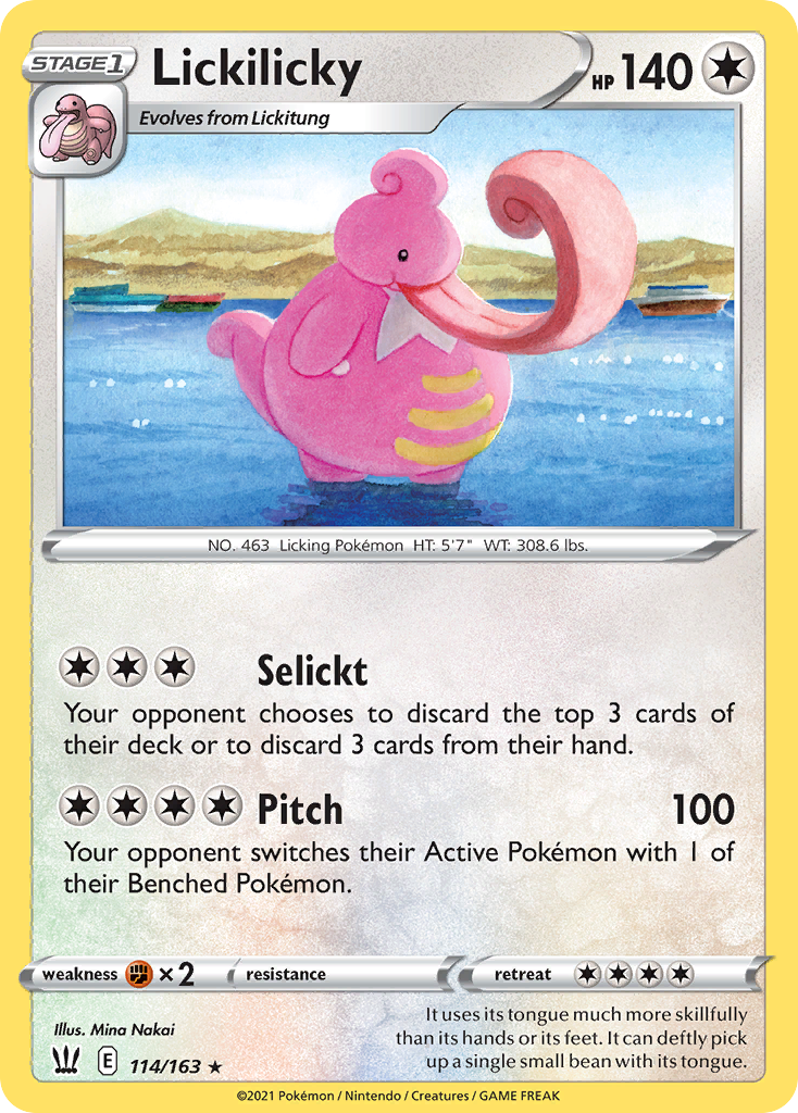 Lickilicky — illustrated card
