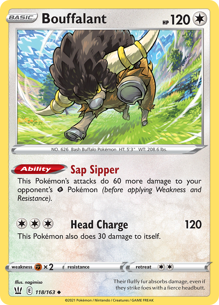 Bouffalant — illustrated card