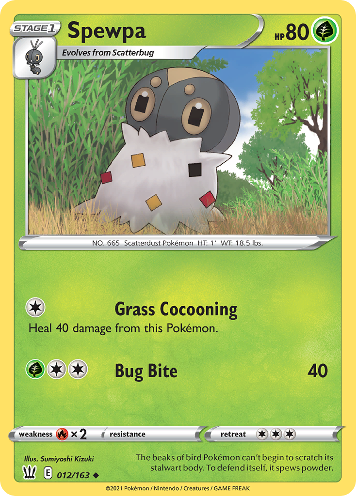 Spewpa — illustrated card