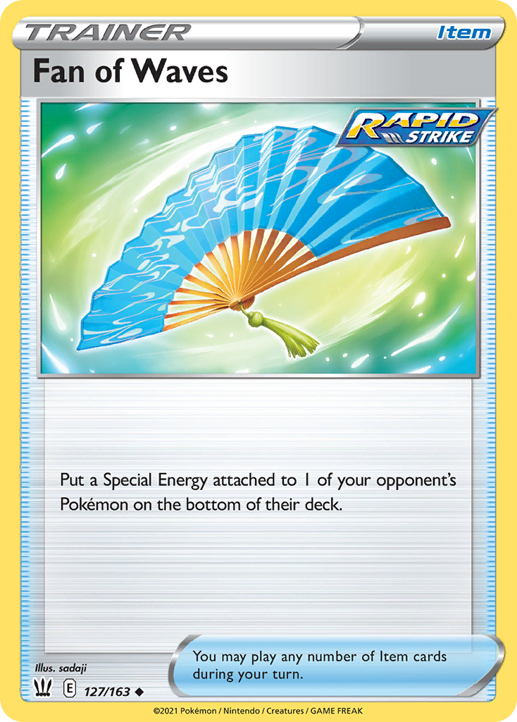 Fan of Waves — illustrated card