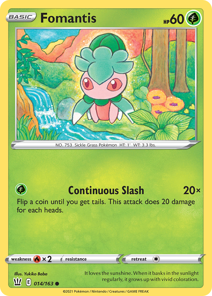 Fomantis — illustrated card