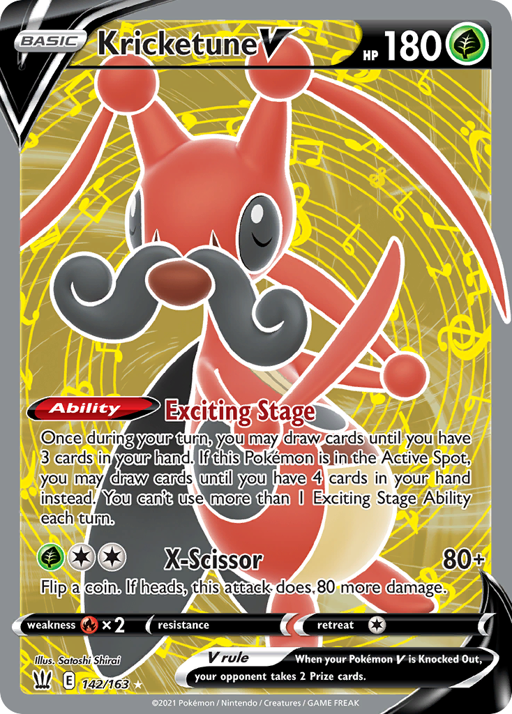 Kricketune V — illustrated card