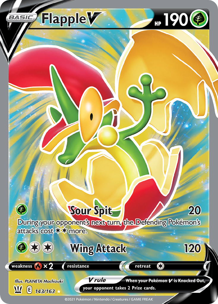 Flapple V — illustrated card