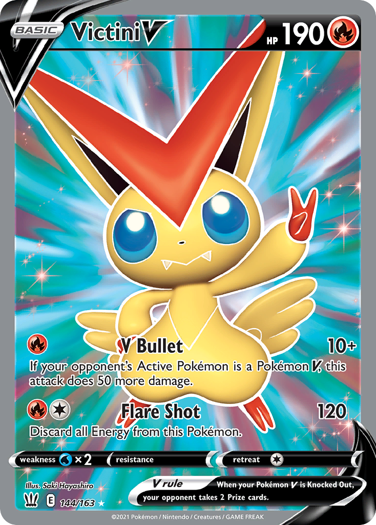Victini V — illustrated card