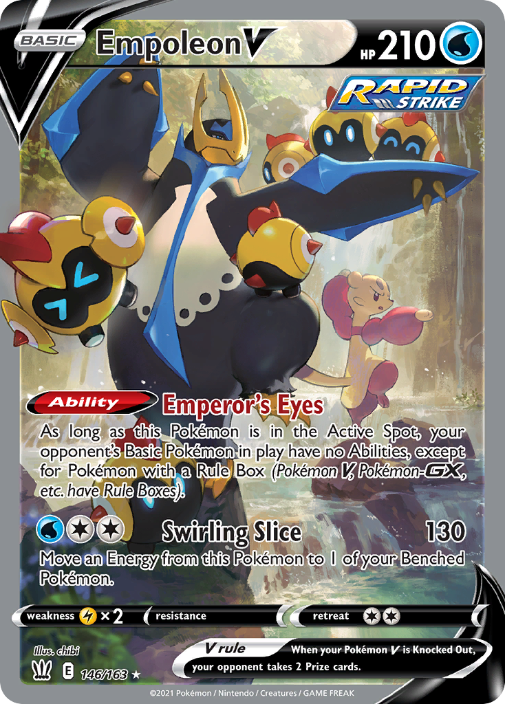 Empoleon V — illustrated card