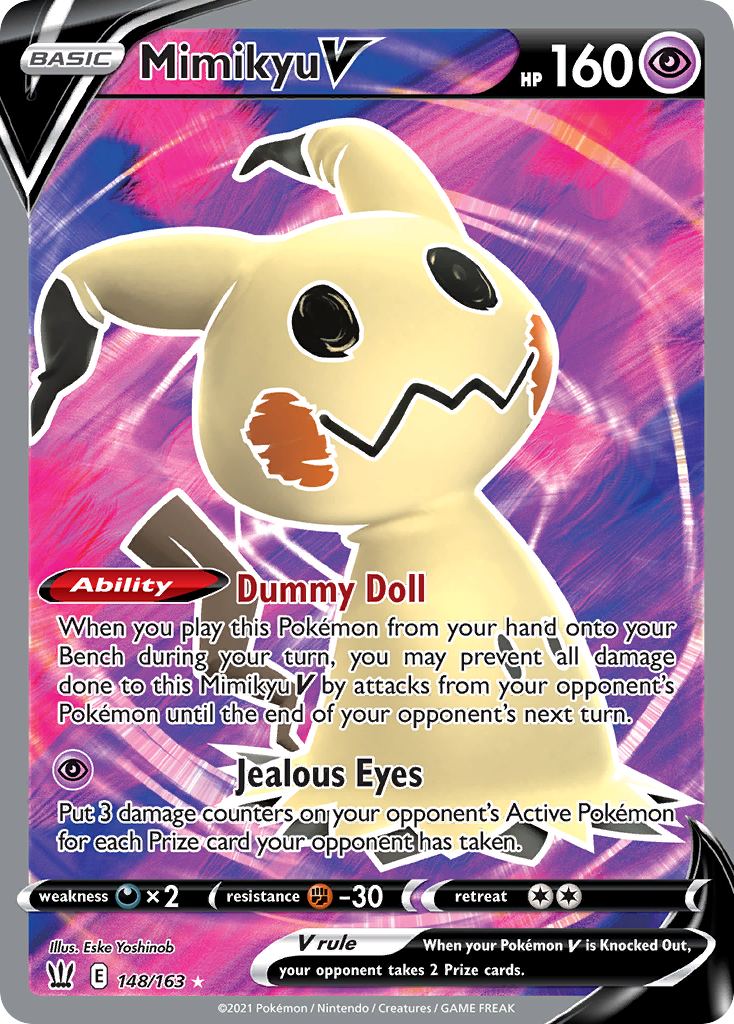 Mimikyu V — illustrated card