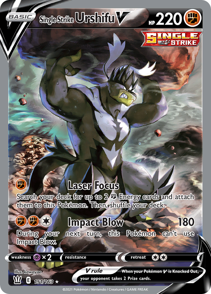 Single Strike Urshifu V — illustrated card