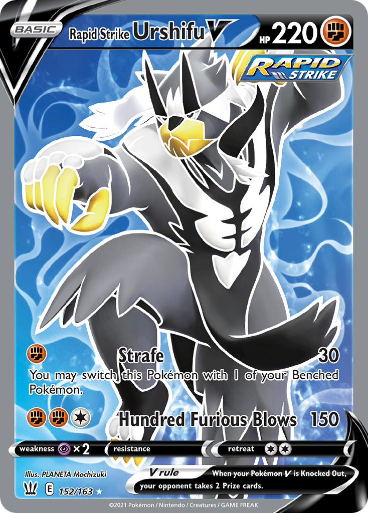 Rapid Strike Urshifu V — illustrated card