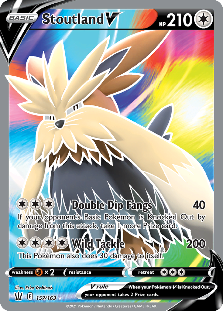 Stoutland V — illustrated card