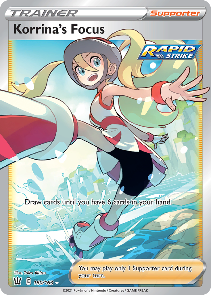 Korrina's Focus — illustrated card