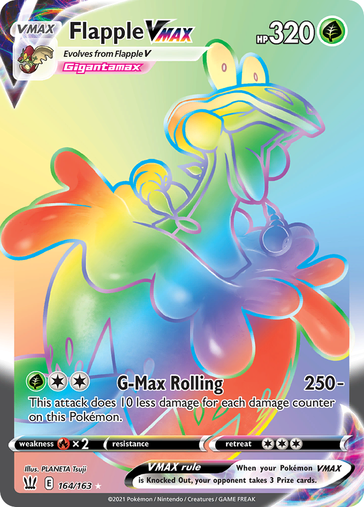 Flapple VMAX — illustrated card
