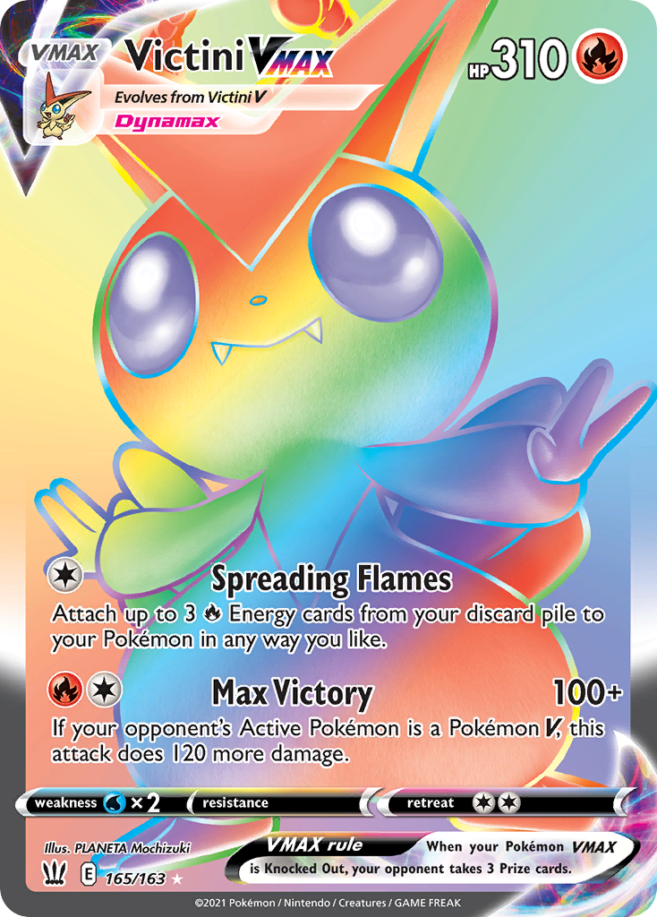 Victini VMAX — illustrated card