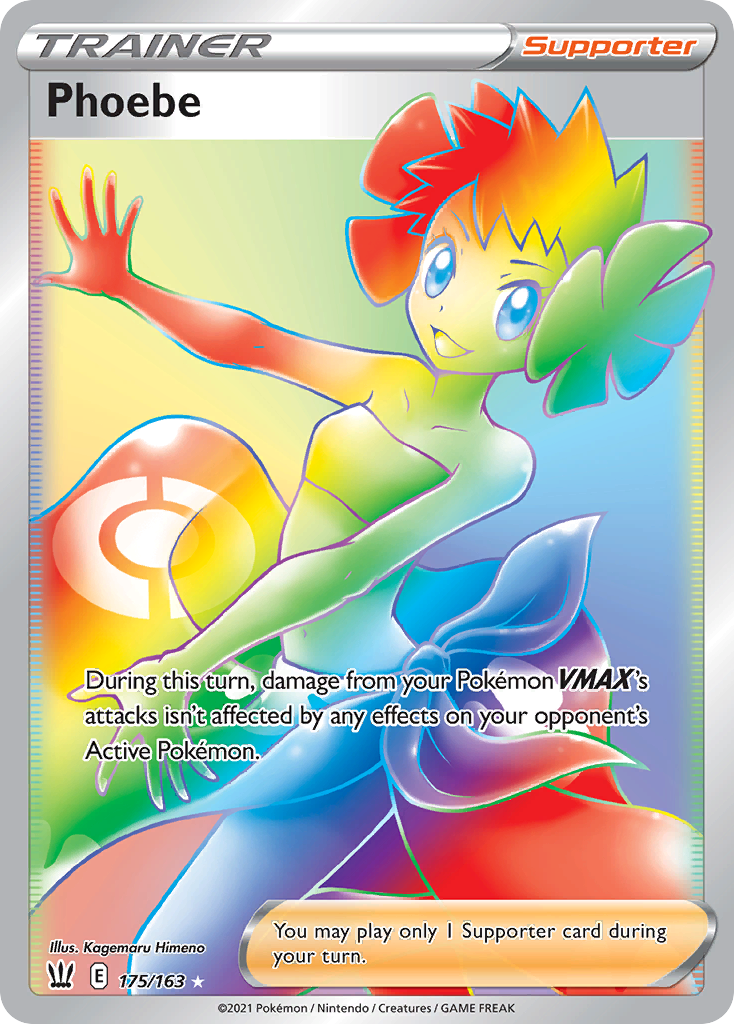 Phoebe — illustrated card