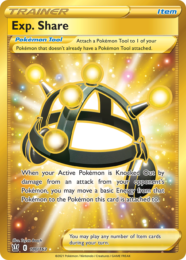 Exp. Share — illustrated card
