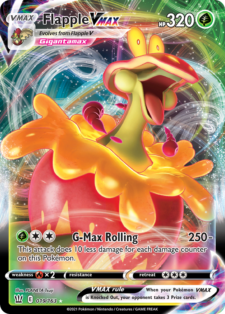 Flapple VMAX — illustrated card