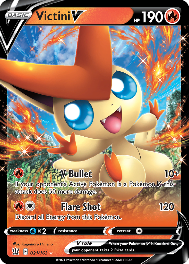 Victini V — illustrated card