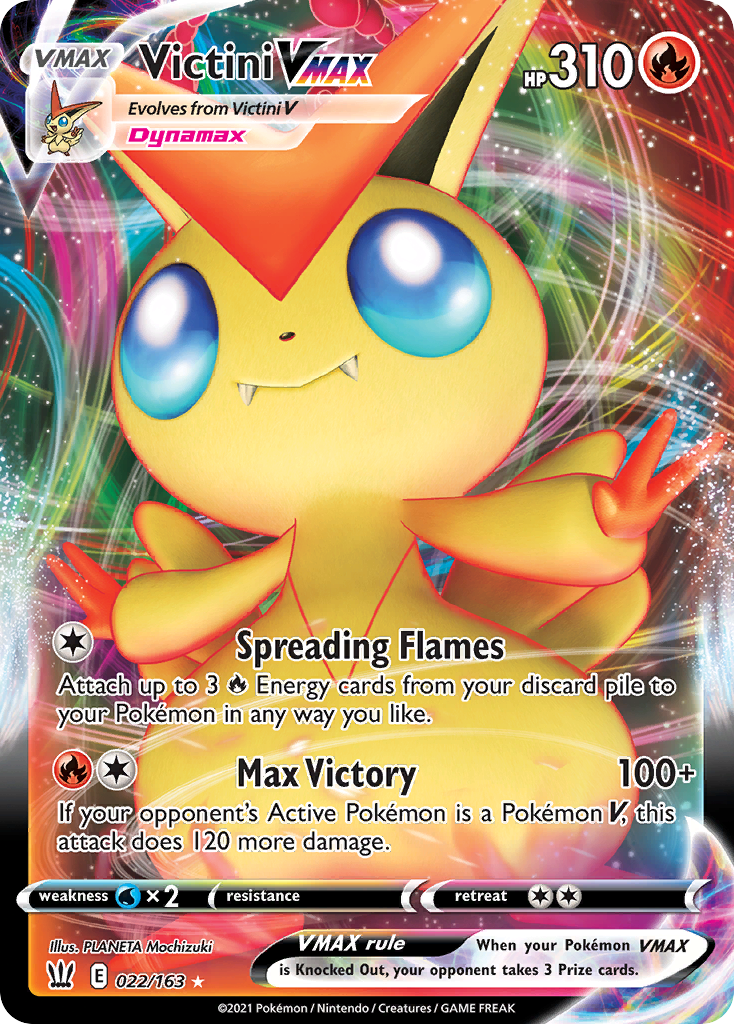 Victini VMAX — illustrated card