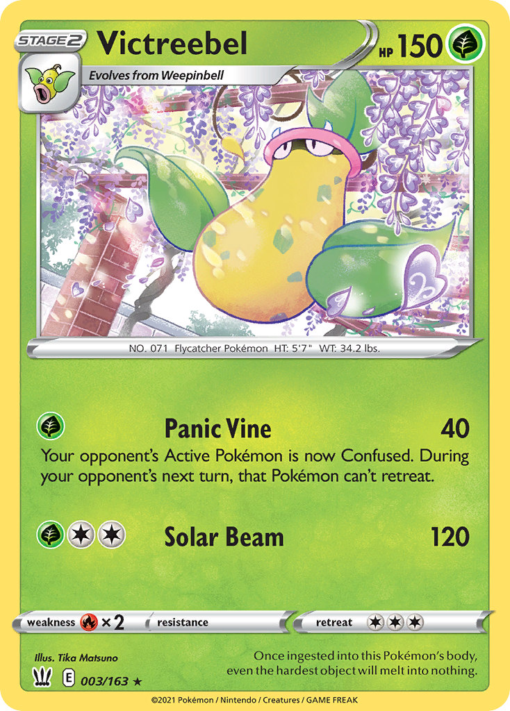 Victreebel — illustrated card