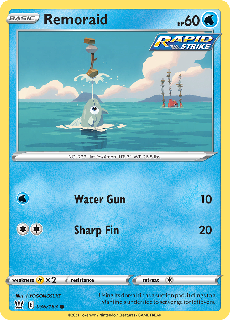 Remoraid — illustrated card