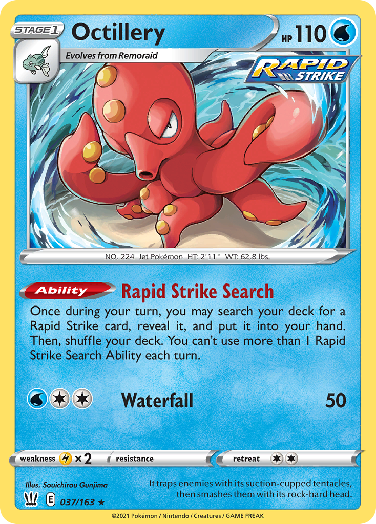 Octillery — illustrated card