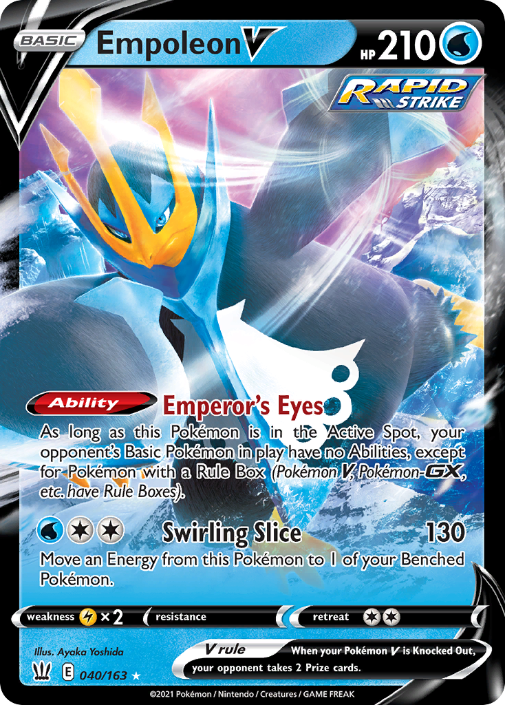 Empoleon V — illustrated card