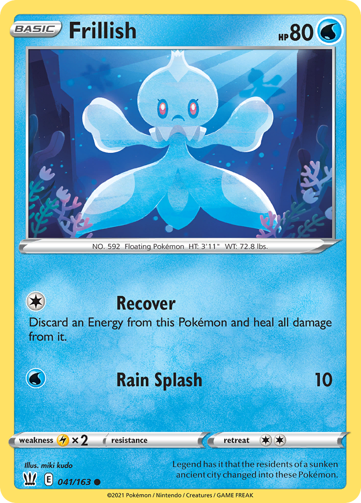Frillish — illustrated card