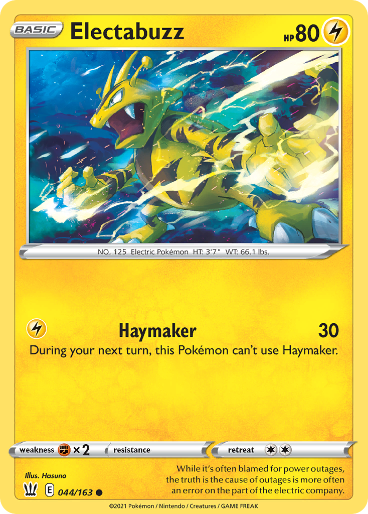 Electabuzz — illustrated card